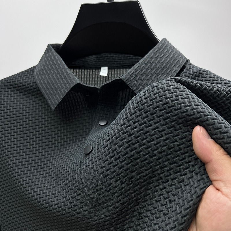 Heren Slim Fit Polo – Casual voor Dagelijks Gebruik, Met Korte Mouwen
