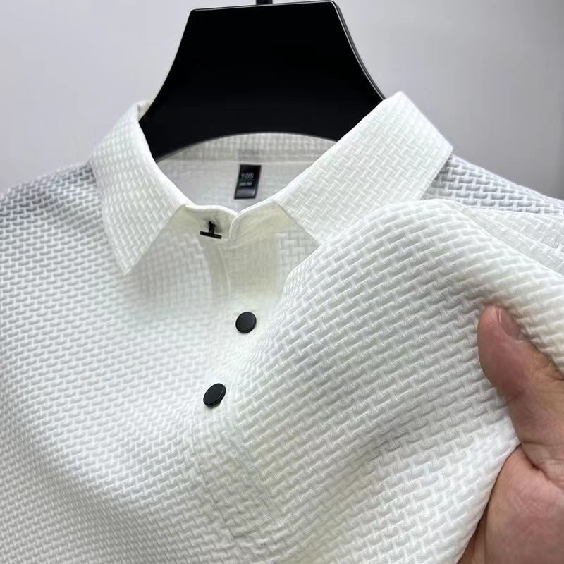 Heren Slim Fit Polo – Casual voor Dagelijks Gebruik, Met Korte Mouwen