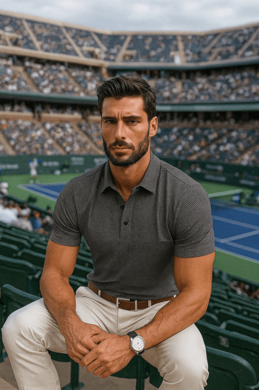 Heren Slim Fit Polo – Casual voor Dagelijks Gebruik, Met Korte Mouwen