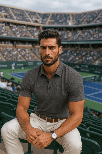 Heren Slim Fit Polo – Casual voor Dagelijks Gebruik, Met Korte Mouwen