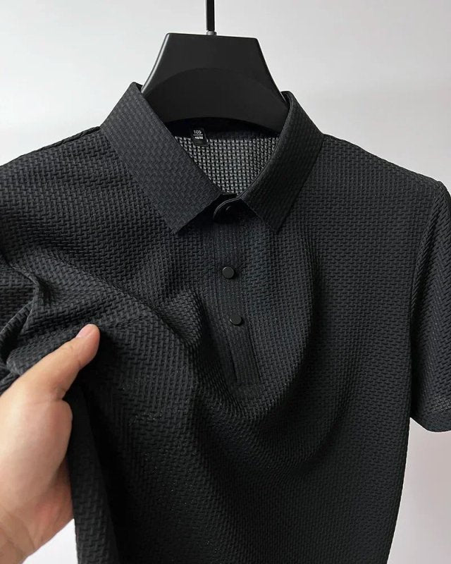 Heren Slim Fit Polo – Casual voor Dagelijks Gebruik, Met Korte Mouwen