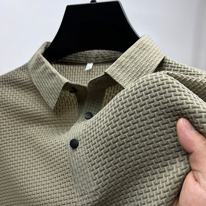 Heren Slim Fit Polo – Casual voor Dagelijks Gebruik, Met Korte Mouwen