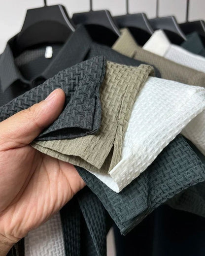 Heren Slim Fit Polo – Casual voor Dagelijks Gebruik, Met Korte Mouwen