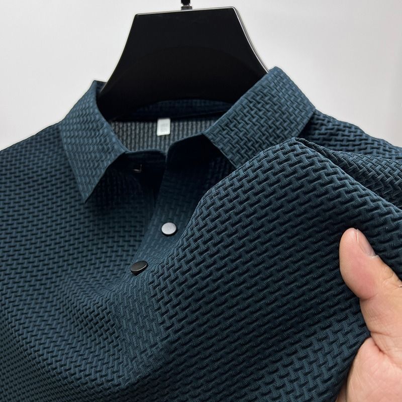 Heren Slim Fit Polo – Casual voor Dagelijks Gebruik, Met Korte Mouwen