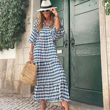 Milena - Retro Print Jurk