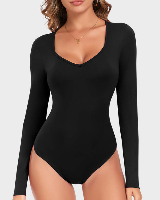 Selene – Sculpting V-Neck Bodysuit
