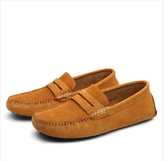 Heren Loafers – Penny Detail, Platte Zool, Casual voor Dagelijks Gebruik