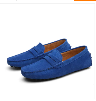Heren Loafers – Penny Detail, Platte Zool, Casual voor Dagelijks Gebruik