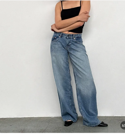 Romy - Low-Rise Jeans