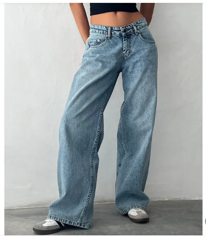 Romy - Low-Rise Jeans