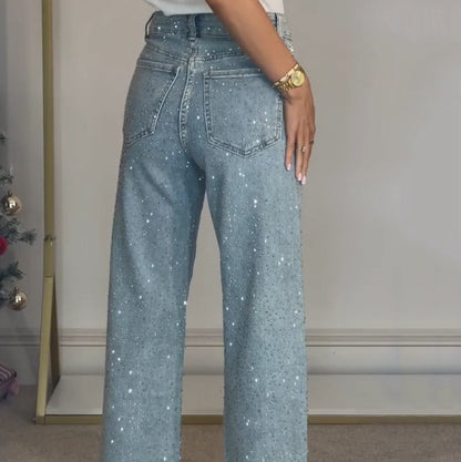 Dames Slim Fit Broek – Casual voor Dagelijks Gebruik, Met Rits en Knopen