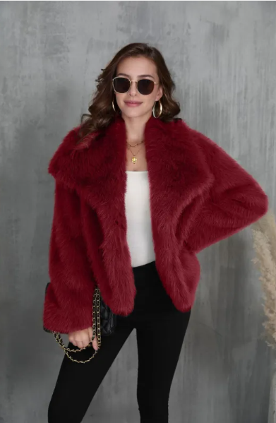 Dames Chic Nepbont Winterjas – Casual, Warm, Geschikt voor Koude Seizoenen