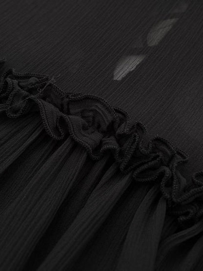 Lara - Doorzichtige Gelaagde Camisole met Decoratieve Details