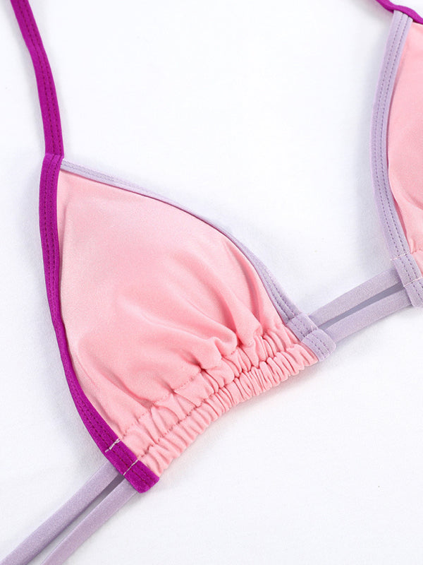 Lieke - Stijlvol Gesplitst Badpak met Print en Strapless Design