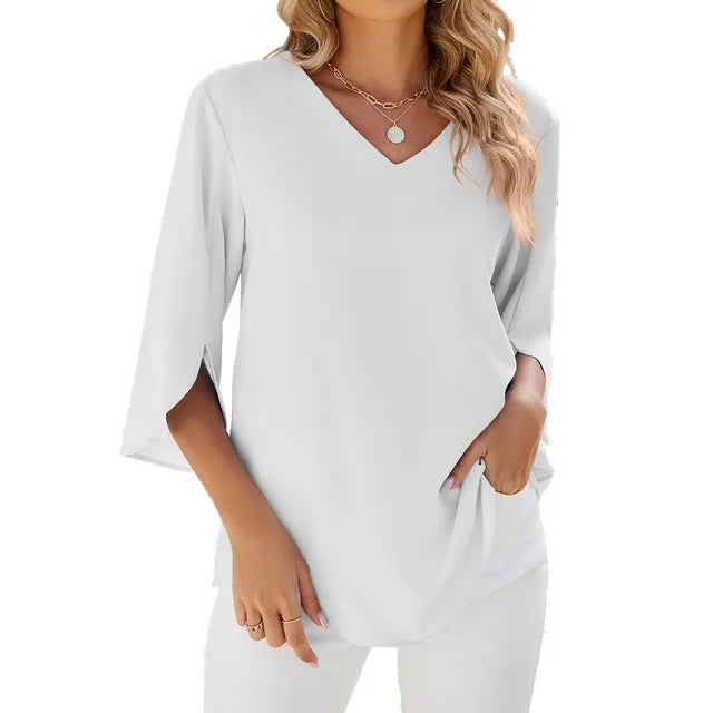 Nimra - V-hals Blouse