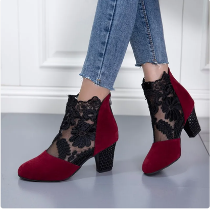 Dames Leren Hakken – Comfortabel, Casual voor Avondkleding
