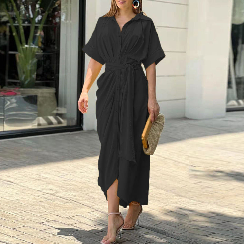 Sophie - Chic Maxi Jurk met Strik voor de Zomer