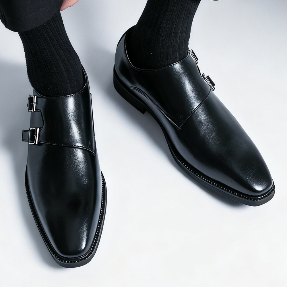 Heren Loafers Leer met Semi-Glanzende Afwerking