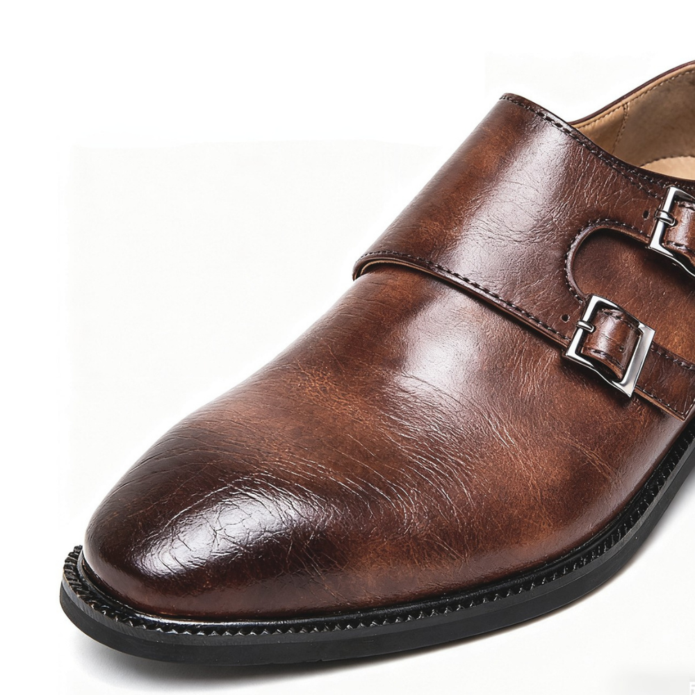 Heren Loafers Leer met Semi-Glanzende Afwerking