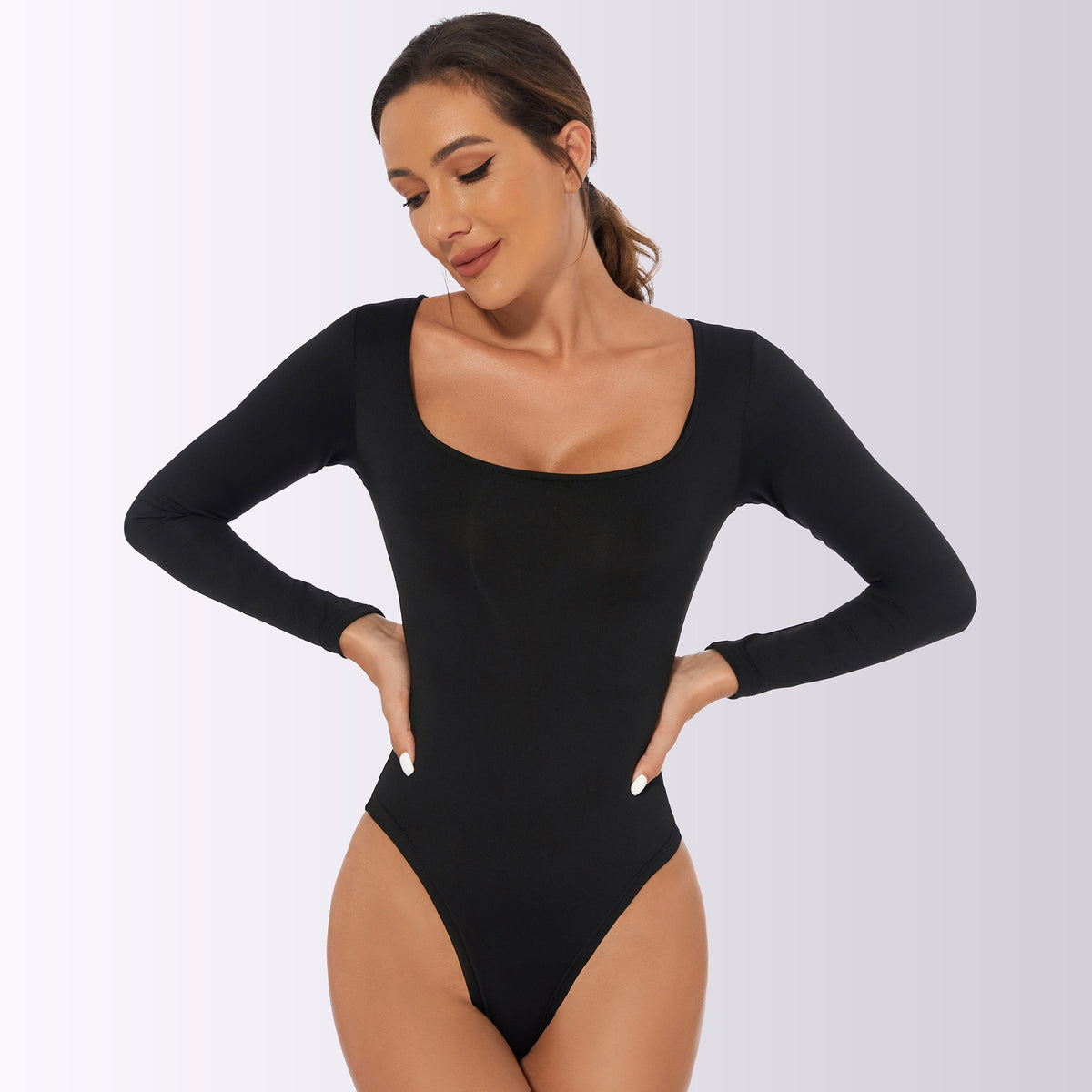 Selene – Sculpting V-Neck Bodysuit