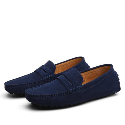 Heren Loafers – Penny Detail, Platte Zool, Casual voor Dagelijks Gebruik