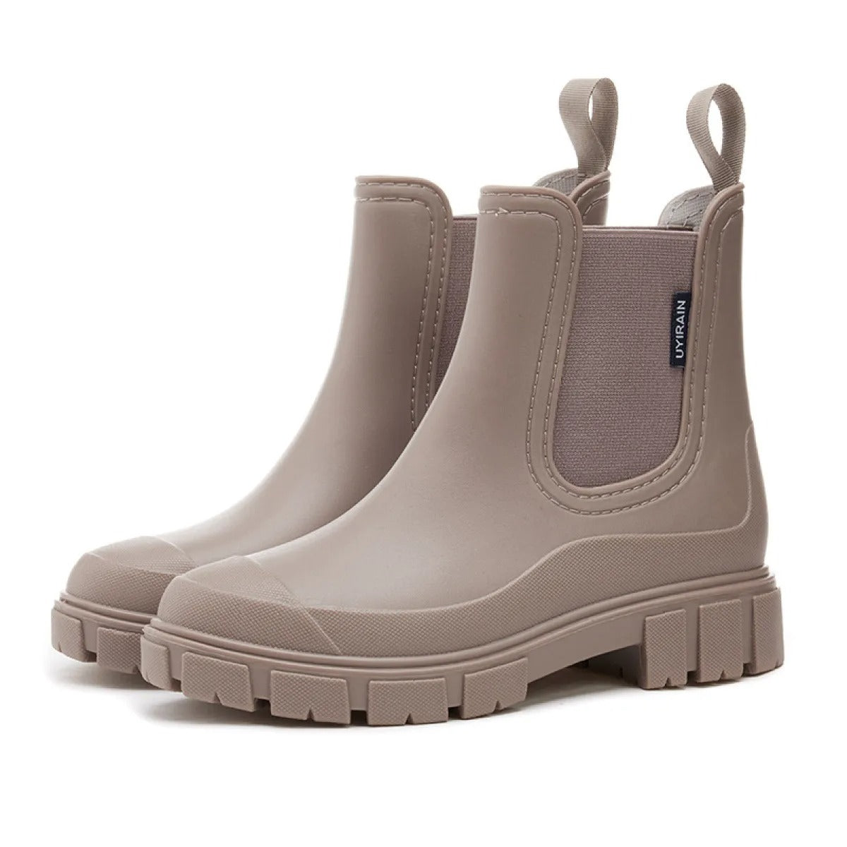 Botas de lluvia impermeables para mujer con suela antideslizante