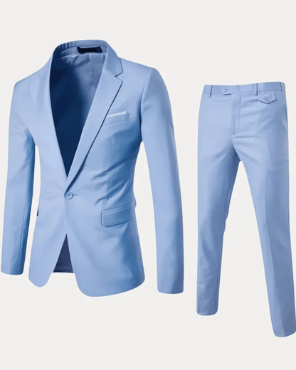 Heren Pak Twee Delen Stretch Stof Slim Fit