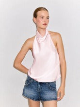 Sienna - Satin Halter Top