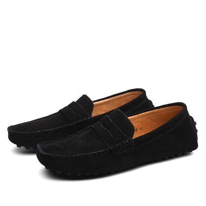 Heren Loafers – Penny Detail, Platte Zool, Casual voor Dagelijks Gebruik