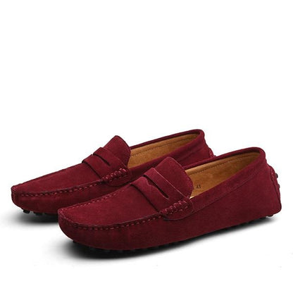 Heren Loafers – Penny Detail, Platte Zool, Casual voor Dagelijks Gebruik