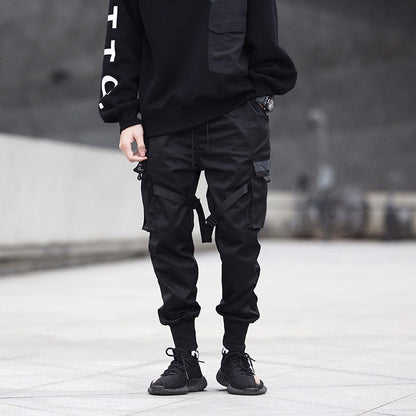 Joggery męskie techwear - kieszenie cargo – widok produktu 4 | Ionotix