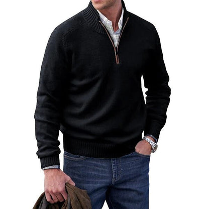 Sweter golf męski z domieszką kaszmiru – widok produktu 6 | Ionotix