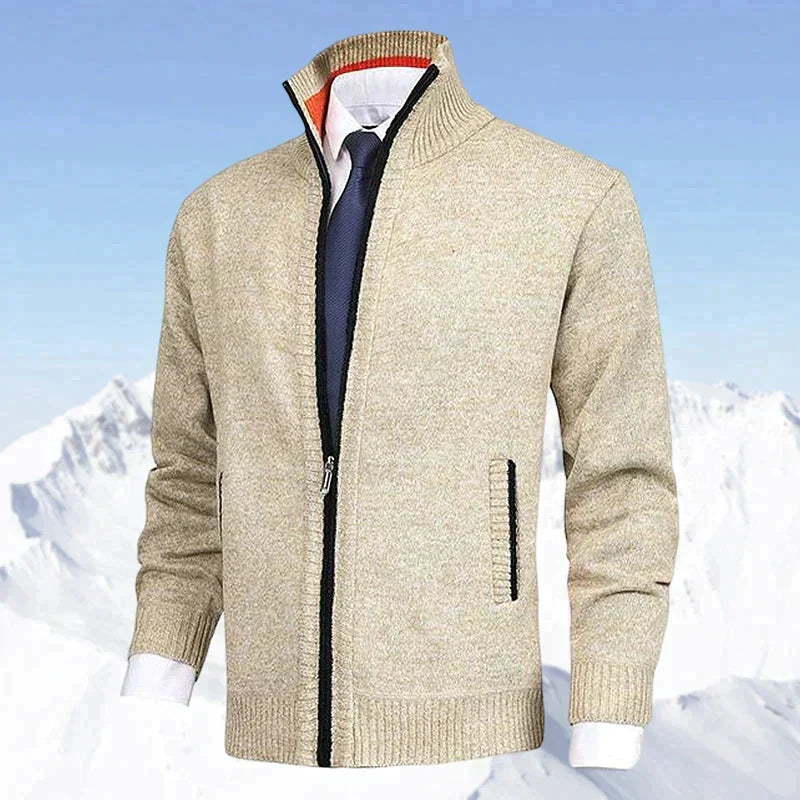 Sweter rozpinany męski z kołnierzem – widok produktu 1 | Ionotix