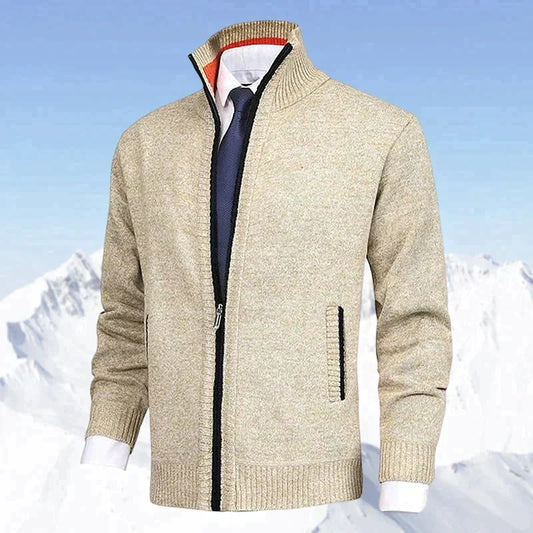 Sweter rozpinany męski z kołnierzem – widok produktu 1 | Ionotix