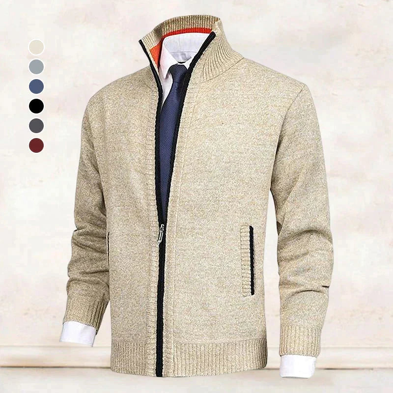 Sweter rozpinany męski z kołnierzem – widok produktu 8 | Ionotix
