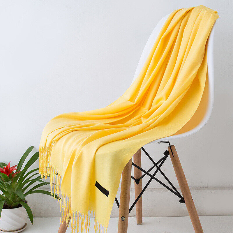 Szal kaszmirowy z frędzlami 200 x 70 cm – widok produktu 7 | Ionotix