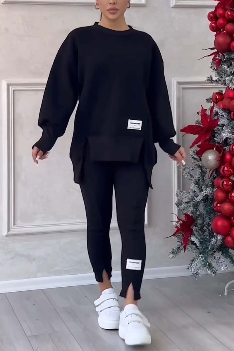 Dames Loungewear Set Oversized Sweater met Legging – Comfy Trainingspak