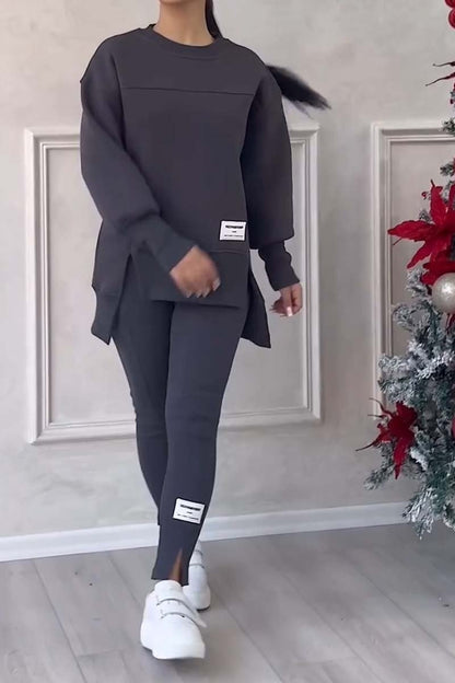 Dames Loungewear Set Oversized Sweater met Legging – Comfy Trainingspak