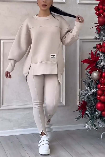 Dames Loungewear Set Oversized Sweater met Legging – Comfy Trainingspak