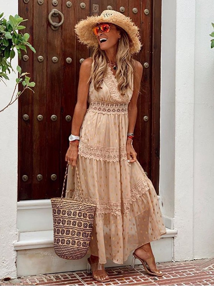 Long Bohemian Jurk Kind Boho Gypsy Jurken Online Dress Bohemian