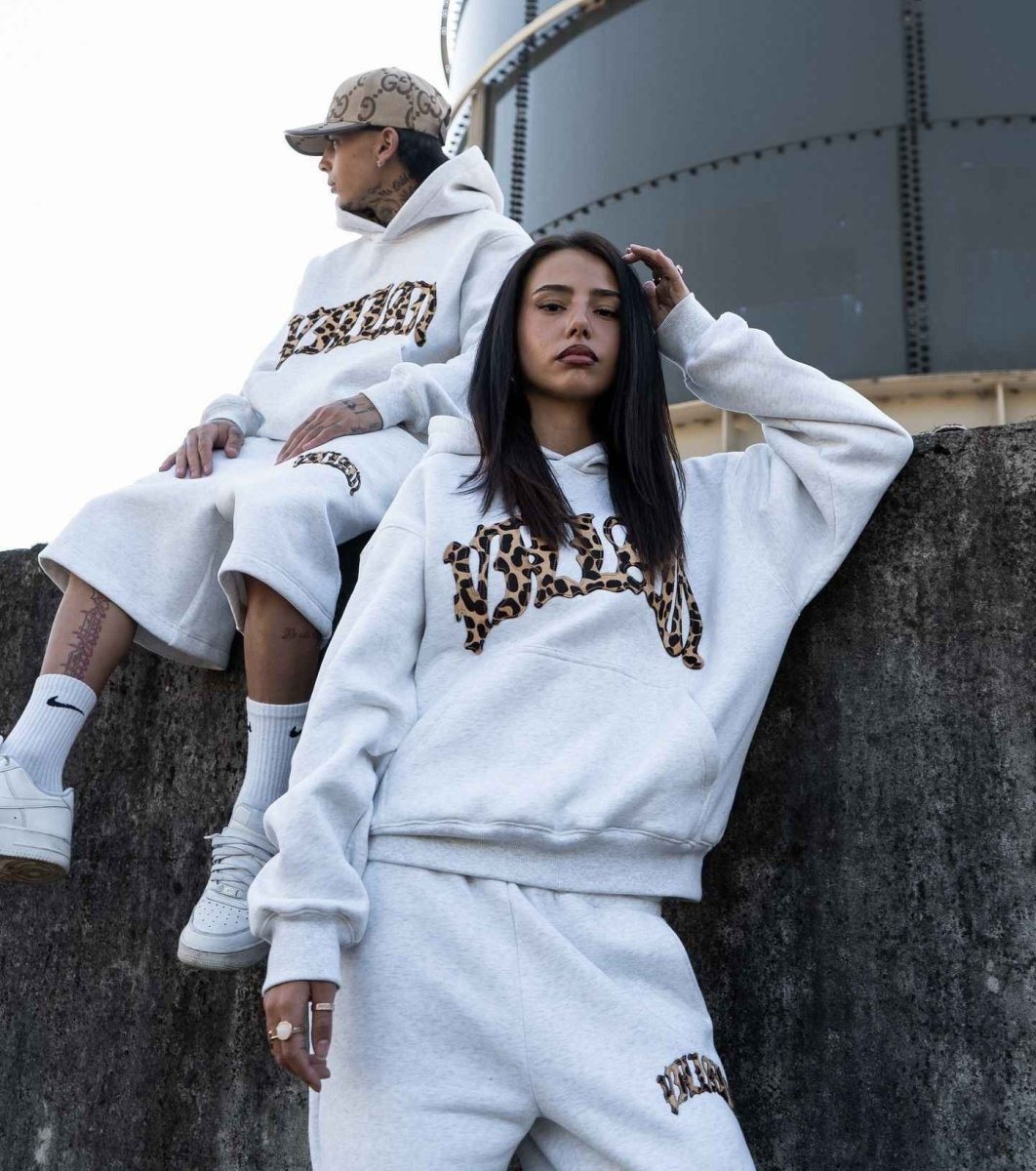 Lässiger Leopard Hoodie - Cecile LavelleSchwarz