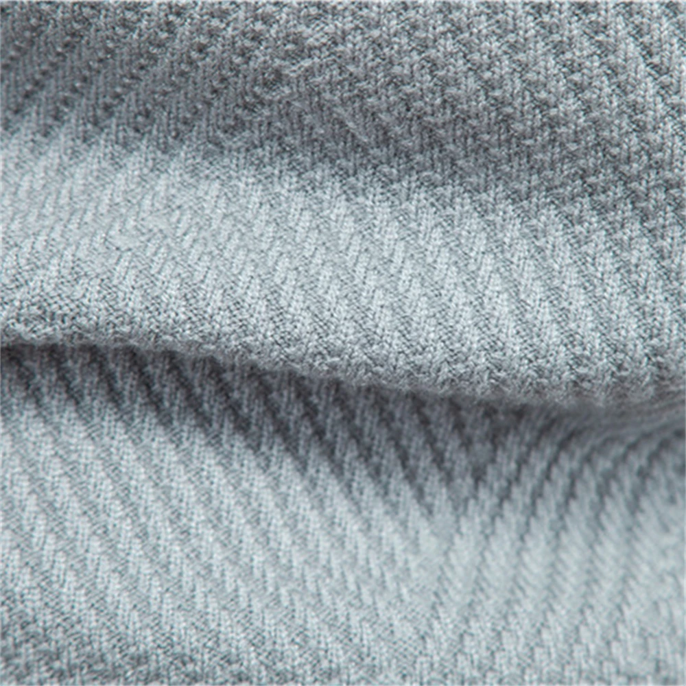 Laurent gebreide stof close-up detail