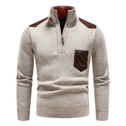 Laurent beige trui, herhaald vooraanzicht