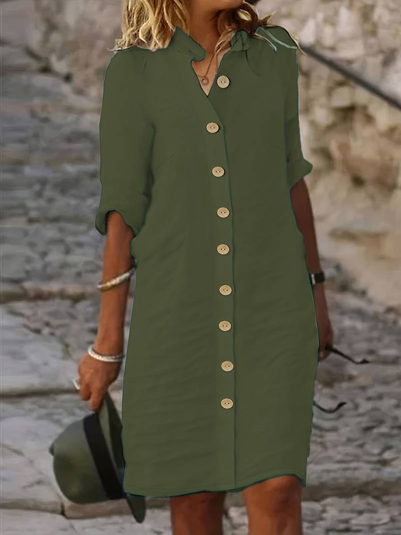 Maelis - Klassieke Shirt Dress