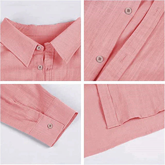 Heren Slim Fit Overhemd – Casual voor Zomergebruik, Met Knopen en Korte Mouwen
