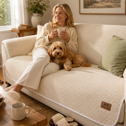 Anti-Slip Bankhoes voor Huisdieren – Plush Sofa Beschermer