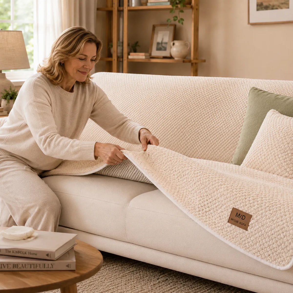 Anti-Slip Bankhoes voor Huisdieren – Plush Sofa Beschermer