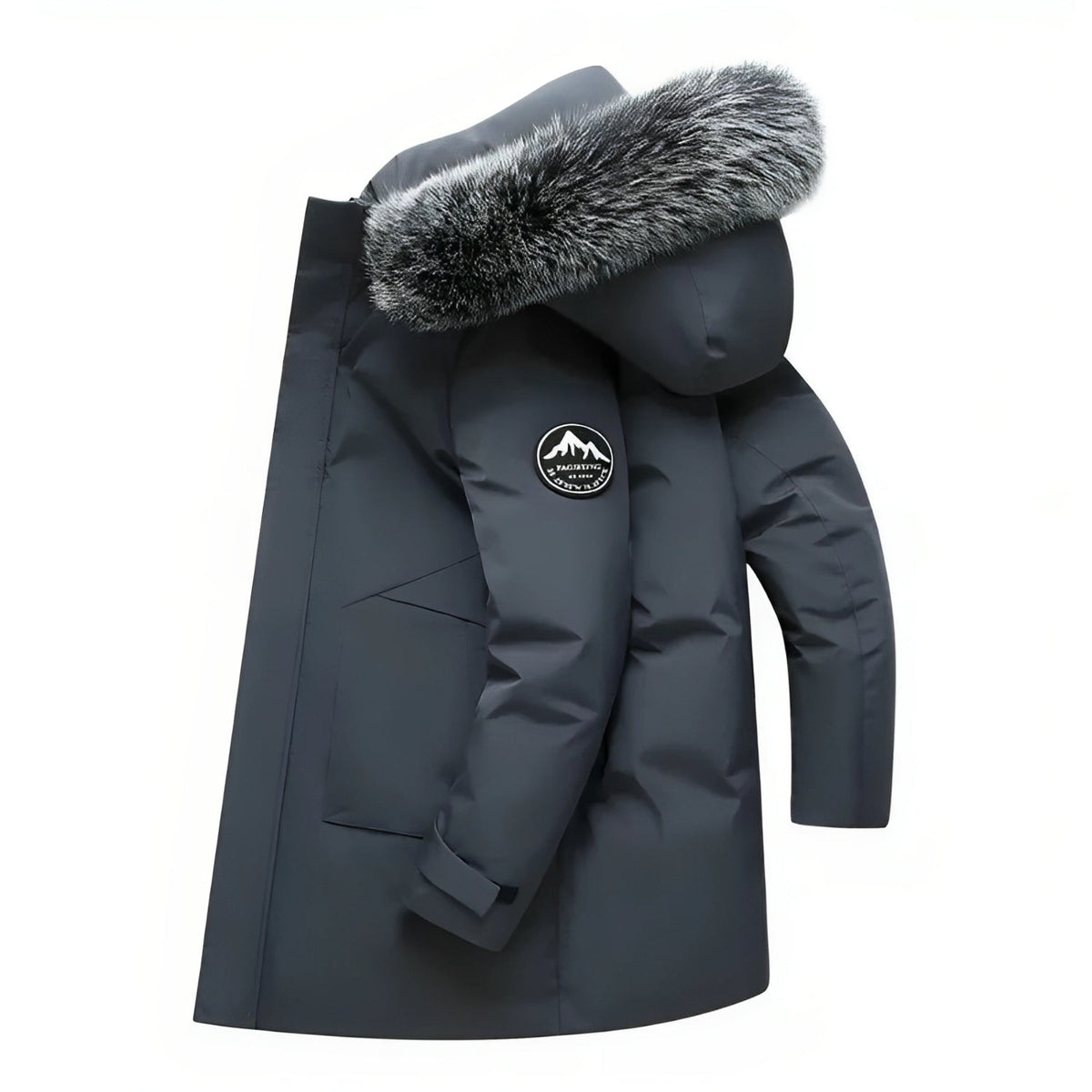 Lukas – Water - Repellent Winter Parka Jacket with Hood - Jackets - Black - Taylor & Bennett