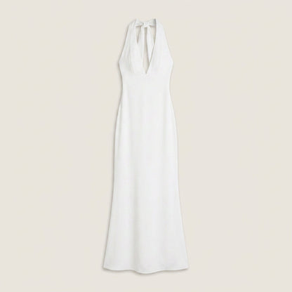 Dames Galajurk Halter V-Hals met Open Rug
