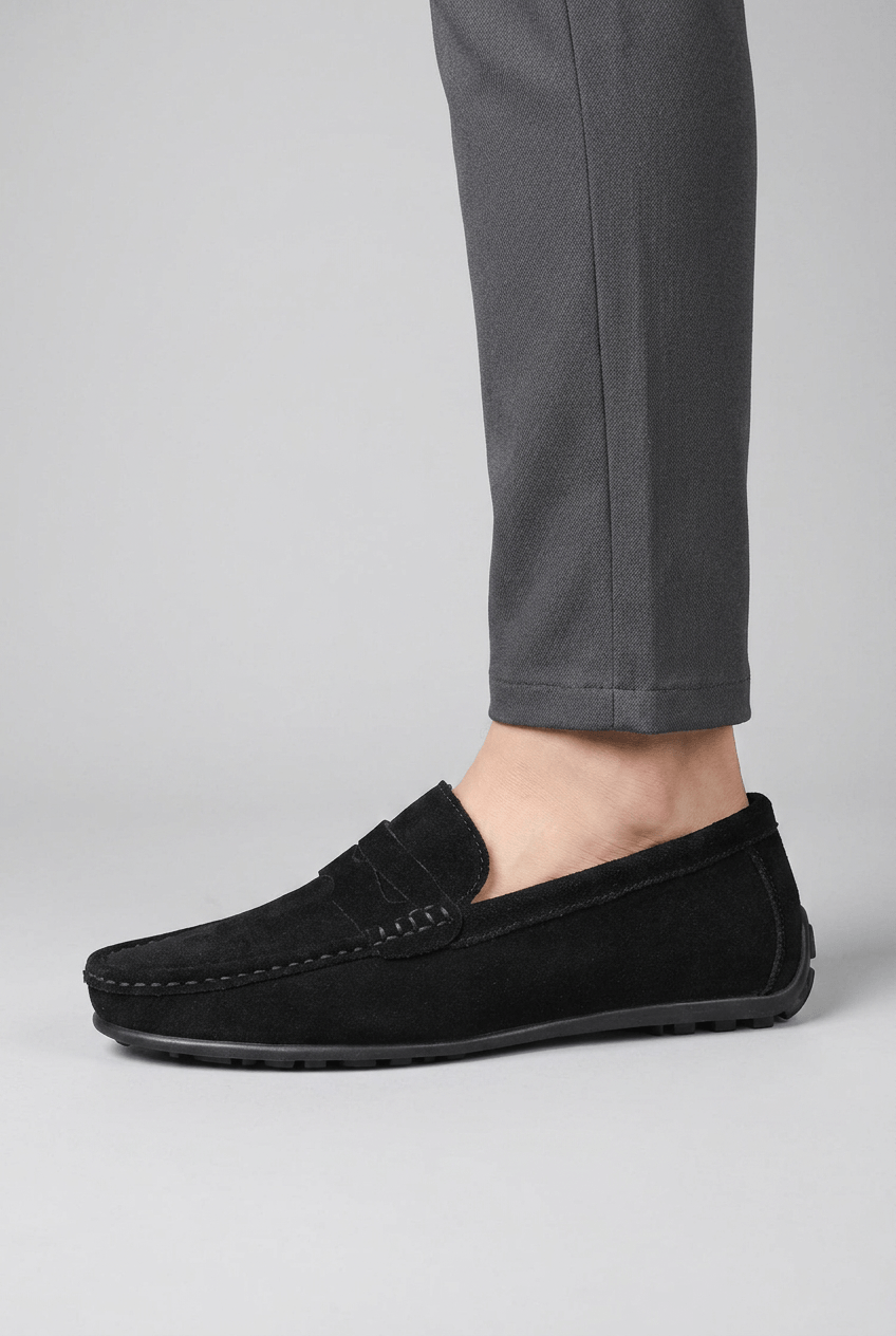 Heren Loafers – Penny Detail, Platte Zool, Casual voor Dagelijks Gebruik